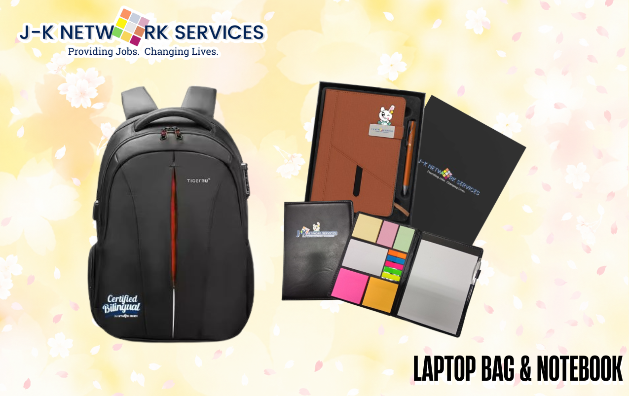 Laptop Bag & Notebook